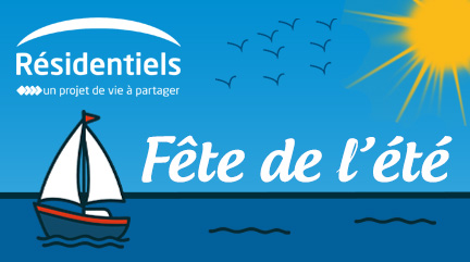 Vignette fête de l'été aux Residentiels de Tonnay-Charente residence seniors
