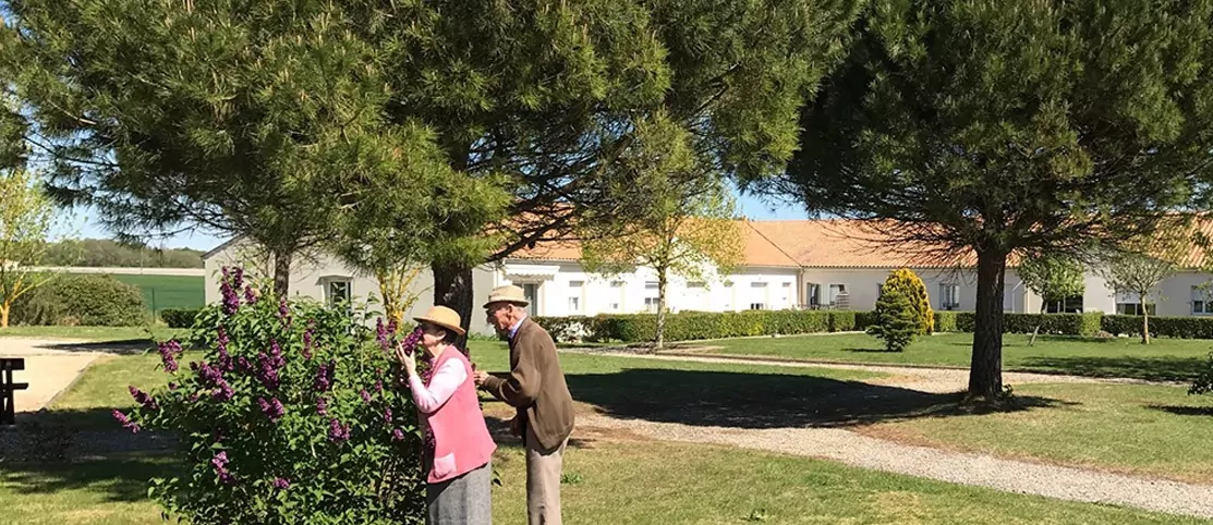 Parc arboré de la résidence de Royan