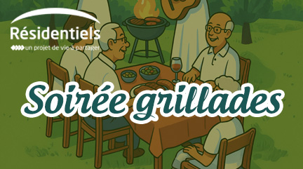 Vignette soirée grillade aux Résidentiels de St-Brevin