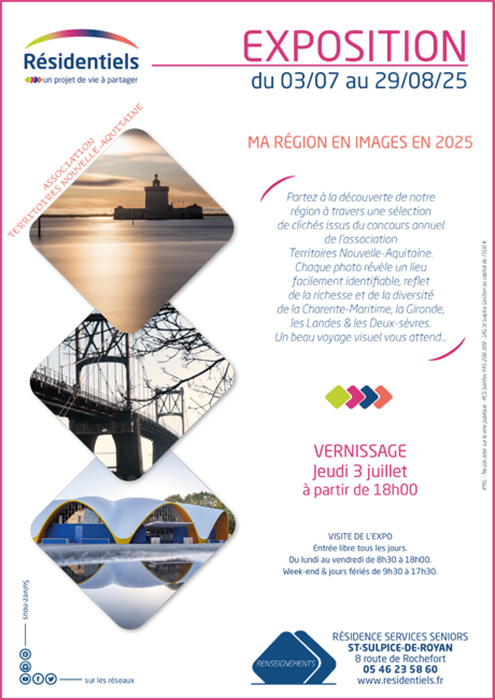 Expo aux Résidentiels de St-Sulpice de Royan résidence services seniors Charente Maritime