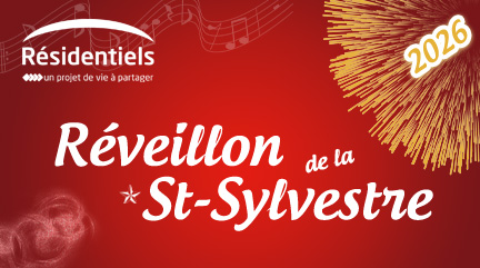 Vignette Reveillon aux Residentiels de St Brevin en Loire Atlantique. Résidence services seniors
