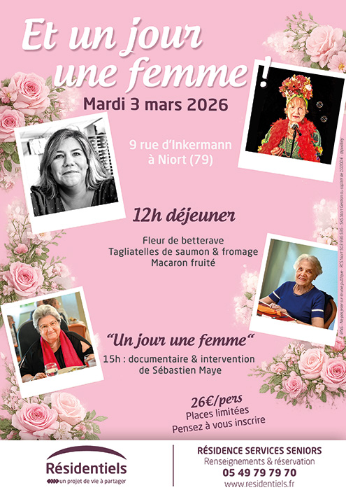 journée à thème aux Résidentiels résidence pour personne âgée Niort Deux-Sèvres