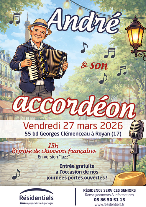 animation gratuite aux Residentiels de Royan residence seniors