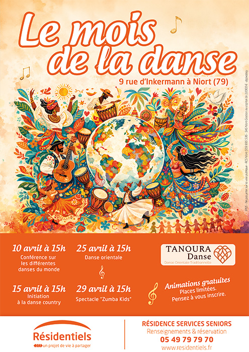 animation gratuite pour les seniors niortais Deux-Sèvres