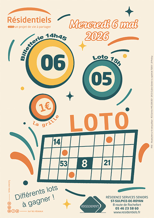 loto pour seniors a st sulpice de royan