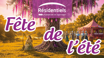 Vignette Fête de l'été aux Résidentiels à St-Sulpice de Royan. Résidence seniors