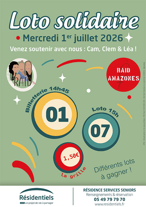 loto solidaire pour seniors à niort