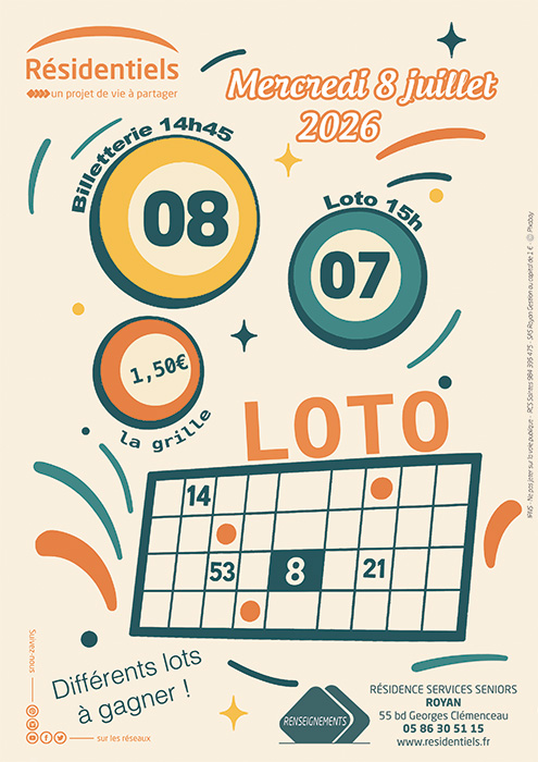 loto pour seniors a royan