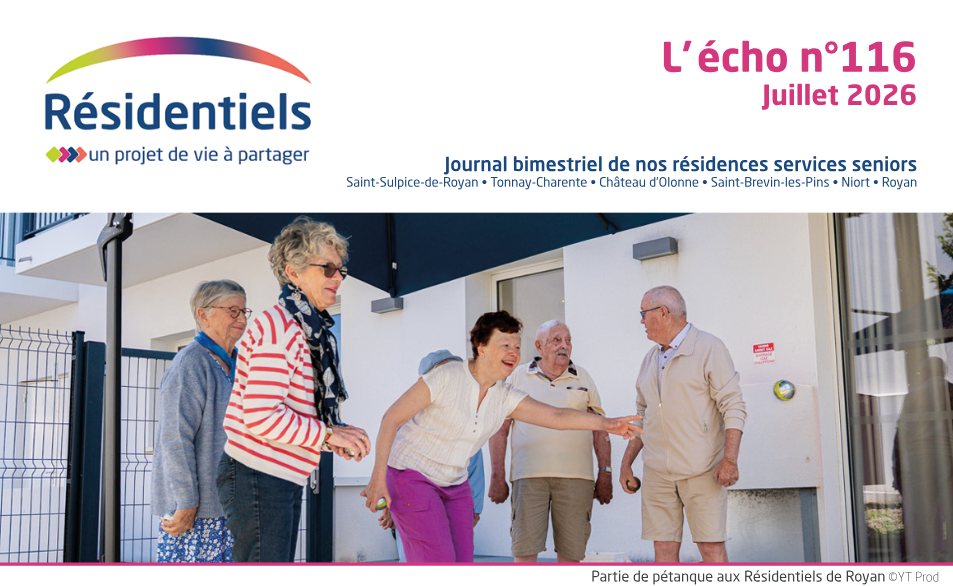 l echo des Residentiels revue hebdomadaire sur un theme en rapport avec les residences seniors