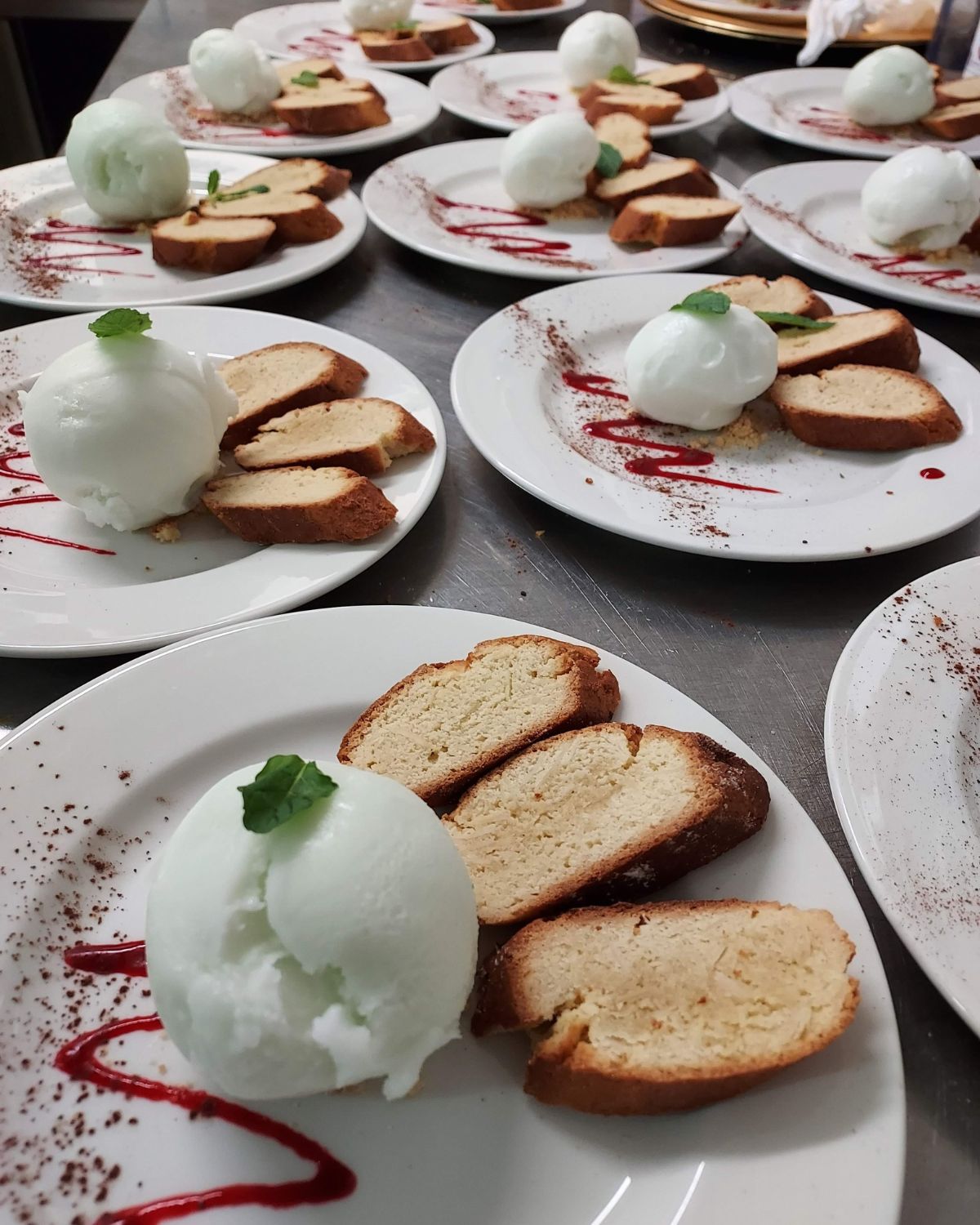 Restauration en residence seniors dessert