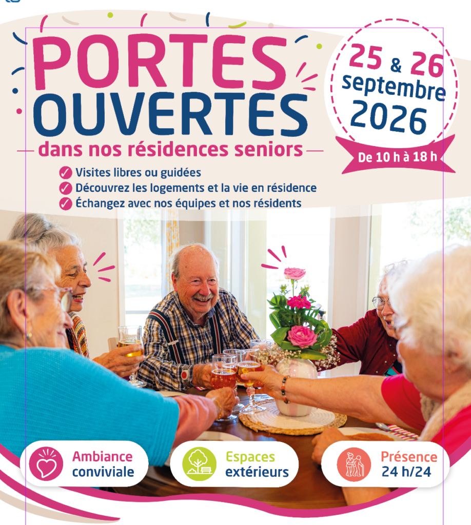 affiche portes ouvertes septembre 2026 résidences seniors Résidentiels